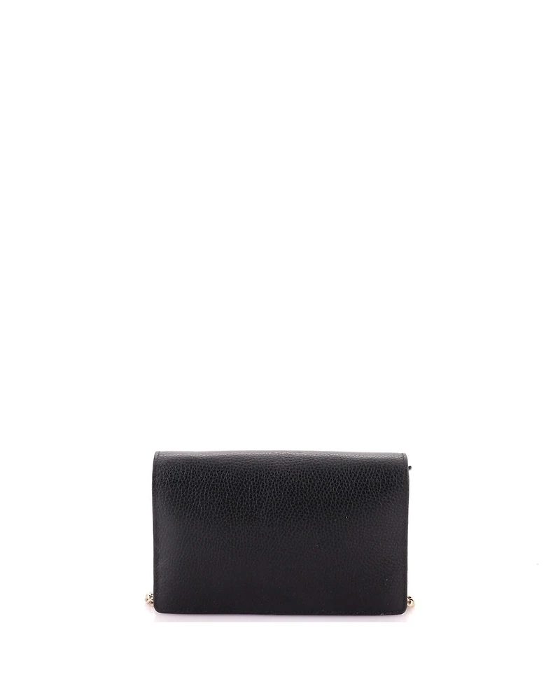 Pre-Owned Gucci Soho Wallet on Chain Leather