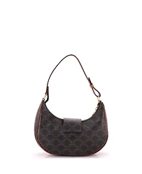 Pre-Owned Celine Ava Triomphe Bag Triomphe Coated Canvas