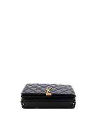 Pre-Owned Saint Laurent Mini Becky Shoulder Bag Quilted Leather