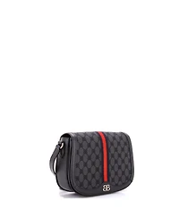 Pre-Owned Gucci Medium x Balenciaga The Hacker Project Flap Messenger Bag Bb Canvas
