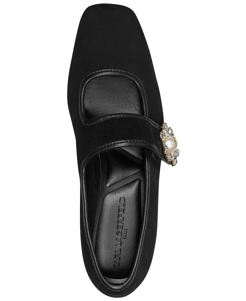 Karl Lagerfeld Paris Women's Mary Jane Flats