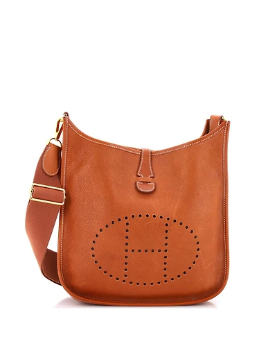 Pre-Owned Hermes Pm Evelyne Bag Gen Iii Barenia Faubourg
