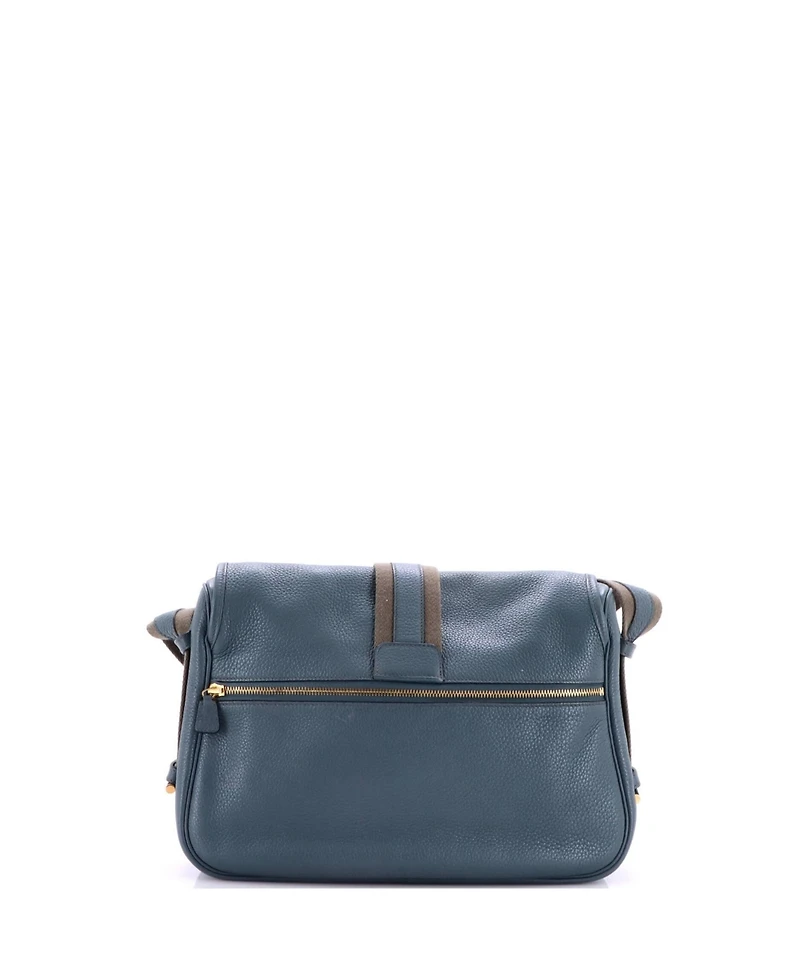 Pre-Owned Hermes Bourlingue Messenger Bag Clemence
