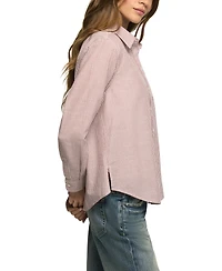 Lucky Brand Women's Boyfriend Long-Sleeve Button-Down Shirt