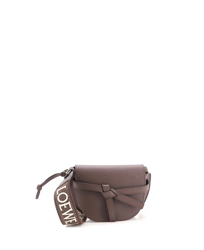 Pre-Owned Loewe Mini Gate Dual Shoulder Bag Leather