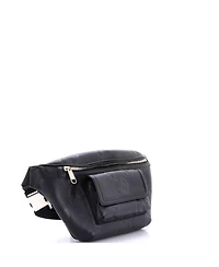 Pre-Owned Gucci Front Pocket Belt Bag Jumbo Gg Embossed Leather