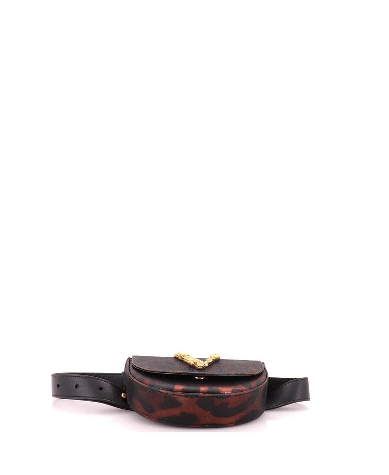 Pre-Owned Versace Virtus Belt Bag Printed Fabric