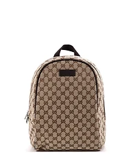 Pre-Owned Gucci Zip Around Travel Backpack Gg Canvas