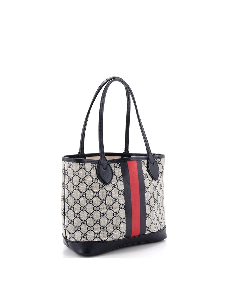 Pre-Owned Gucci Small Ophidia Open Shopping Tote Gg Coated Canvas