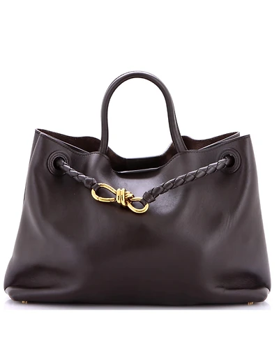 Pre-Owned Bottega Veneta Medium Andiamo Top Handle Bag Leather