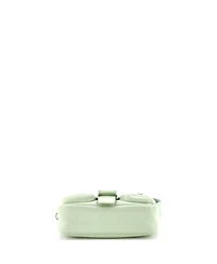 Pre-Owned Prada Buckle Pocket Crossbody Bag Spazzolato Leather and Tessuto
