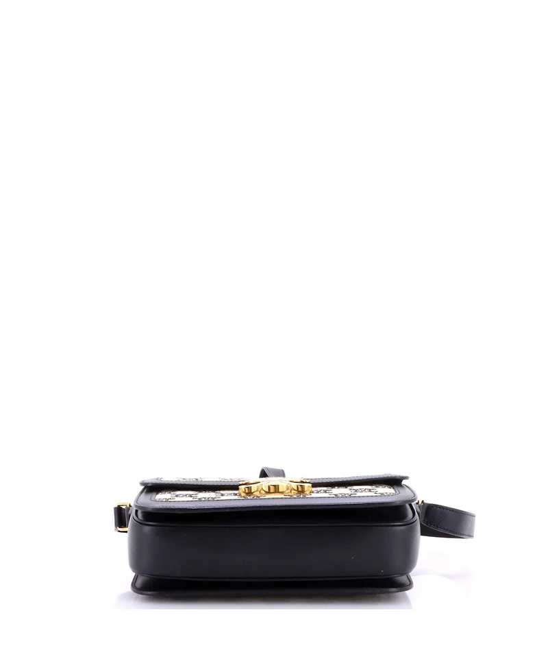 Pre-Owned Celine Medium Triomphe Shoulder Bag Triomphe Canvas