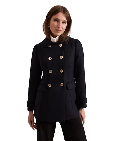 Phase Eight Women's Aurelie Military Double-Breasted Wool-Blend Coat