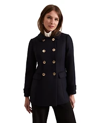Phase Eight Women's Aurelie Military Double-Breasted Wool-Blend Coat