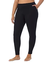 Cuddl Duds Plus Thermal Waffle-Knit Leggings