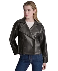 Dkny Jeans Women's Double Breasted Jacket
