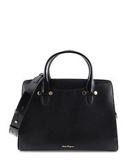 Pre-Owned Salvatore Ferragamo Large Today Satchel Leather