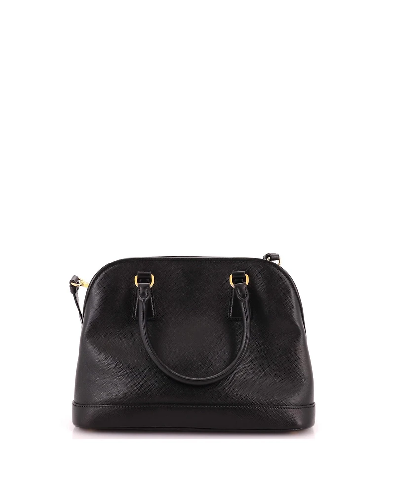 Pre-Owned Prada Medium Open Promenade Bag Saffiano Leather