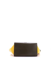 Pre-Owned Celine Small Tricolor Trapeze Bag Leather