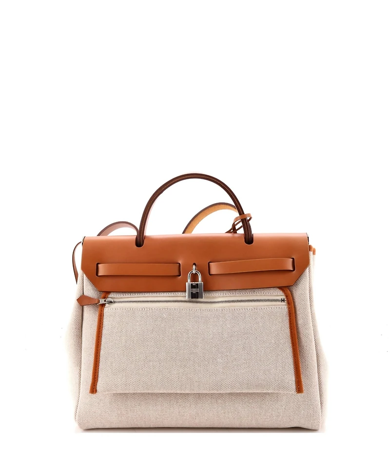 Pre-Owned Hermes 31 Herbag Zip Circuit 24 Vache Hunter and Leather