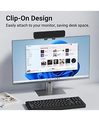 Lofree Wired Clip-On Gaming Soundbar for Pc
