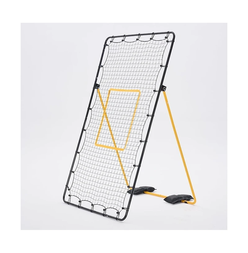 Zeny 7 feet by 4 volleyball backboard net - a multi-sport rebound training equipment with travel bag, featuring 5 adjustable angles