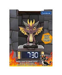 Lexibook , Alarm Clock, Dragon Night Light with Sound Effects, RL800DRA