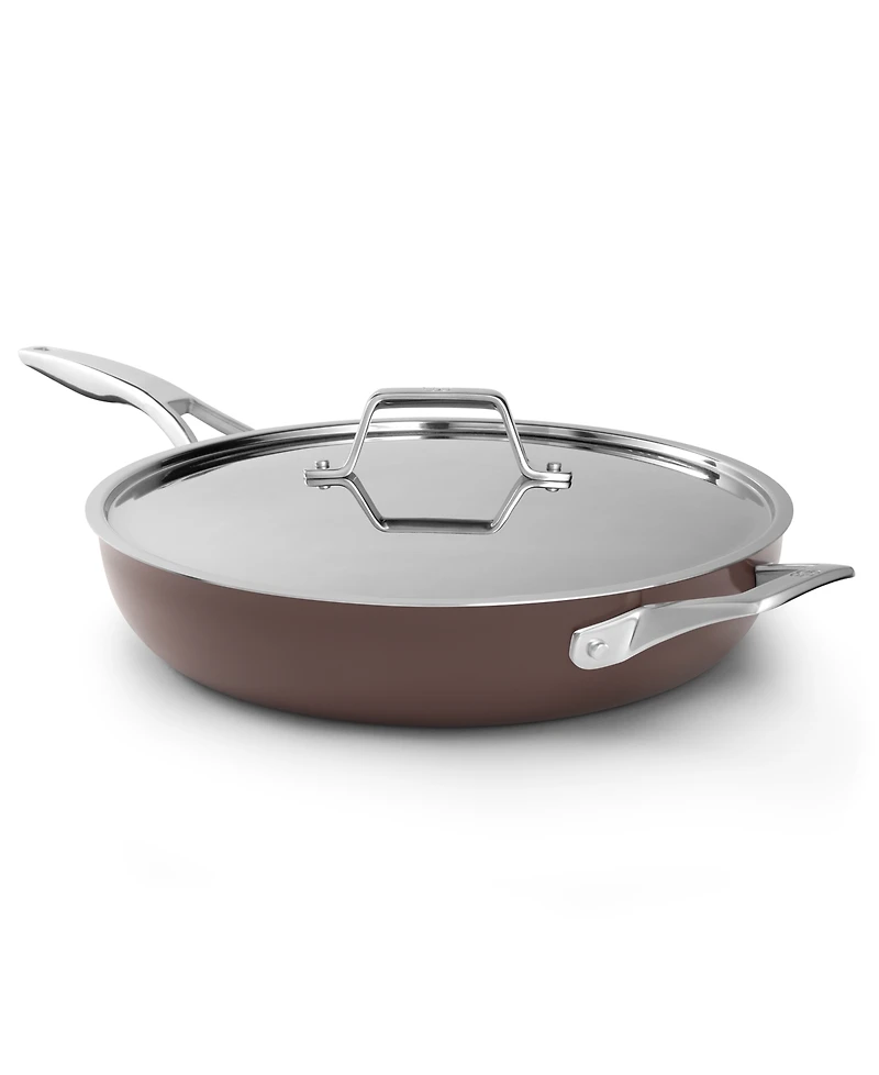 Calphalon Ceramic Premier 12.75" Fry Pan with lid