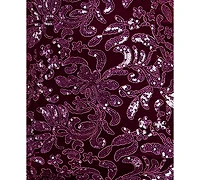 Katia Rae Juniors' Sequined Velvet Lace Up Open-Back Mini Dress