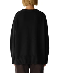 Eileen Fisher Women's Generational Oversized Crewneck Lightweight Sweater