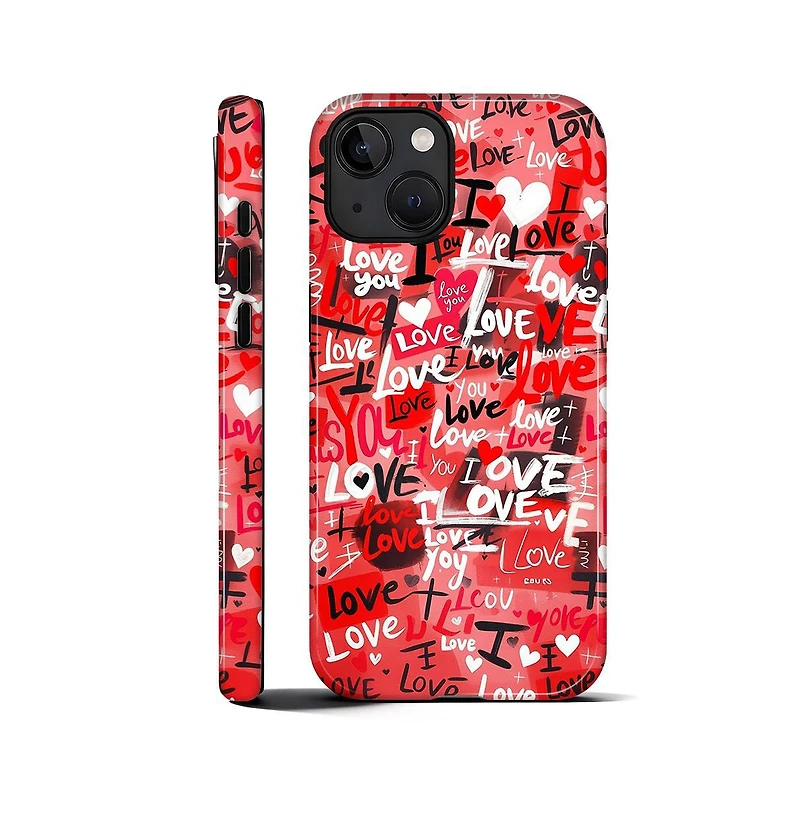 Lisen Phone Case Compatible with Apple iPhone Air, 2-Layer Durable, Love Overload