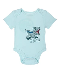 Jurassic Park Baby Boys Cosplay Bodysuit and Hat Set
