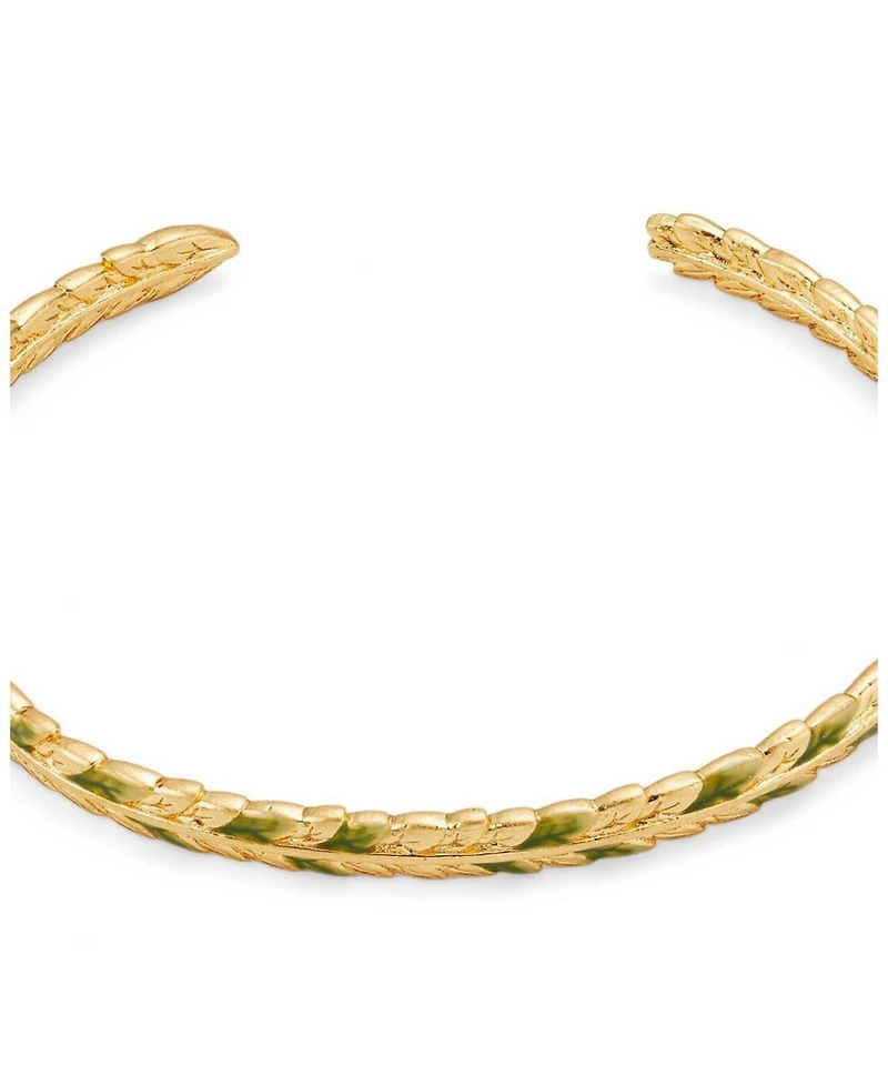 Fable England Wheat Bangle in Gold