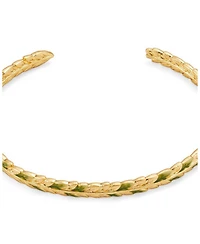 Fable England Wheat Bangle in Gold