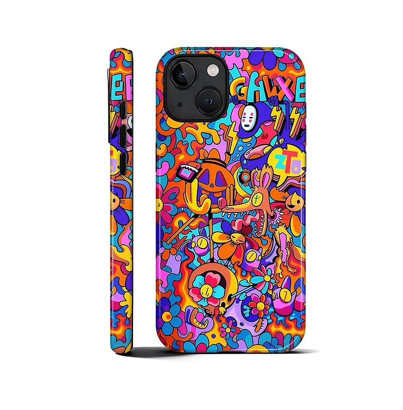Lisen Psycho Garden Raised-Camera-Ring 2-Layer Phone Case for Apple iPhone 17 Pro Max