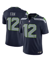 Nike Men's 12s College Navy Seattle Seahawks Vapor F.u.s.e. Stitched Limited Jersey