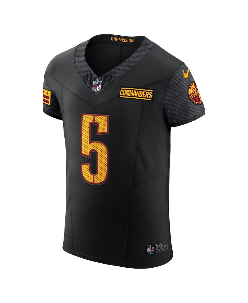 Nike Men's Jayden Daniels Black Washington Commanders Alternate Vapor F.u.s.e. Elite Jersey