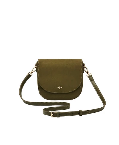 Fable England Beth Faux Suede Saddle Bag