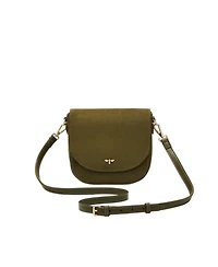 Fable England Beth Faux Suede Saddle Bag