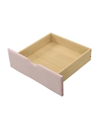 Streamdale Furniture Twin Size Upholstered Daybed Frame with 2 Storage Drawers
