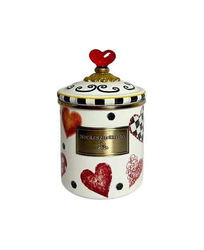 MacKenzie-Childs Love Small Canister