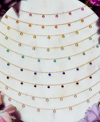 Kamaria Dew Drops Necklace with Lab Grown Opal