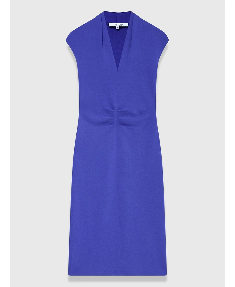 The Fold Women's Sculpted Contour Midi Dress