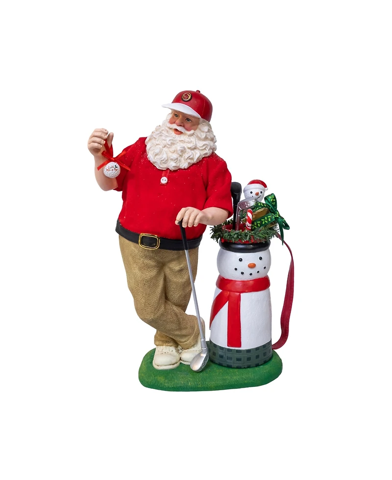 Kurt Adler 10.5" Fabriche Golf Santa