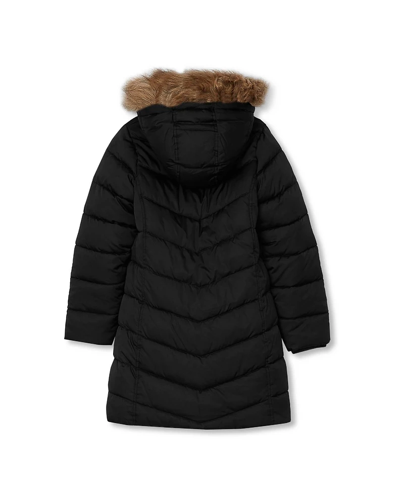Lands' End Girls Fleece Lined Parka