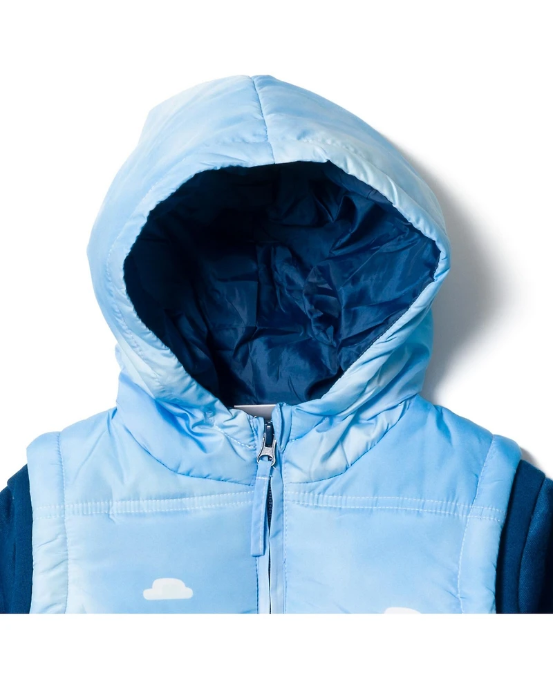 Bluey Toddler Girls 2T and 3T Zip Up Vest Jacket
