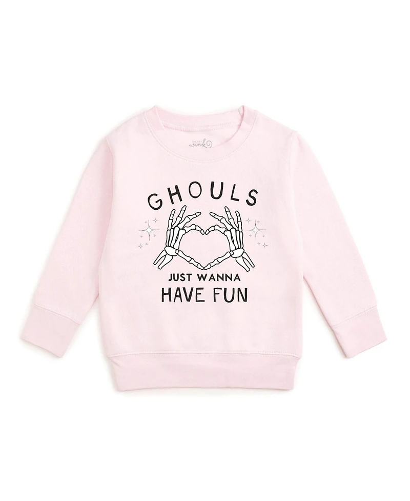 Sweet Wink Toddler Girls 2T-4T Ghouls Just Wanna Have Fun Halloween Sweatshirt