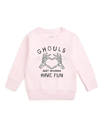 Sweet Wink Toddler Girls 2T-4T Ghouls Just Wanna Have Fun Halloween Sweatshirt
