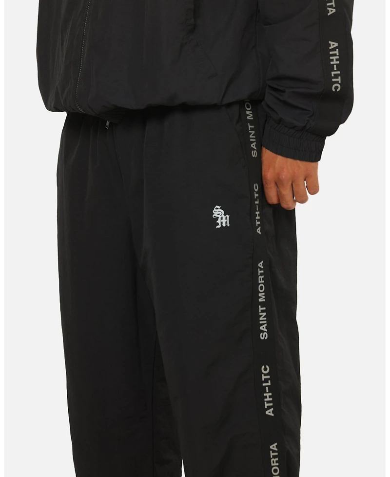 Saint Morta Men's Track Relaxed-Fit Straight-Leg Joggers