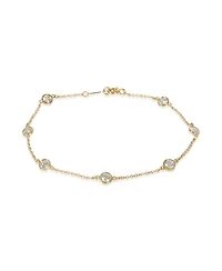 Pre-Owned Tiffany & Co Yellow Gold Diamond Elsa Peretti Diamond By The Yard Bracelet